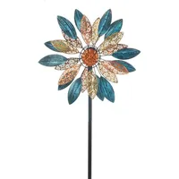 Kobolo Windrad Dekostecker Ornament XXL 50 x 195 cm Braun