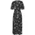 VIVANCE Maxikleid Blumendruck Schwarz 46