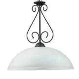Licht-Erlebnisse Athen 3-flg. Ø 40 cm rund schwarz weiß