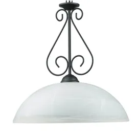 Licht-Erlebnisse Athen 3-flg. Ø 40 cm rund schwarz weiß