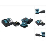 Makita DBO 480 RT1 Akku Schwingschleifer 18 V 112 x 102 mm + 1x Akku 5,0 Ah + Ladegerät