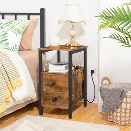 luxuskollektion Beistelltisch mit Ladestation und Schubladen