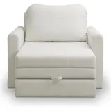 Selsey Schlafsessel, Creme, Textil, 1-Sitzer, 103x90x115 cm, Wohnzimmer, Sessel, Schlafsessel