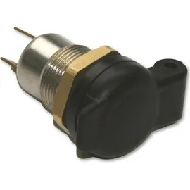 IWH DIN Einbausteckdose Metal mit Deckel Belastbarkeit Strom max.=16 A 12 V, 24 V