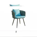 KAWOLA LUSHA Gartenstuhl 62 x 62 x 78 cm grau 1 St.