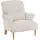 Home Affaire Sessel Cholet Baumwollmix 86 x 95 x 95 cm Beige mit Zierkissen