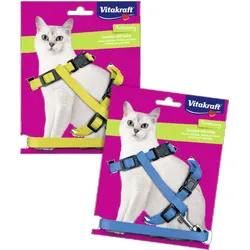 Vitakraft Katzengeschirr mit Leine stufenlos verstellbar