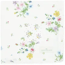 GREENGATE COTNAPWLFIL0108 Fiola Stoffserviette mit Spitze White 40 x 40 cm
