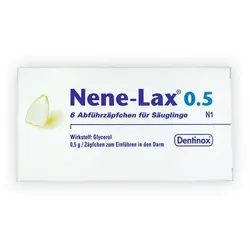 NENE LAX 0,5 Suppos.f.Säugl. 6 St