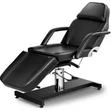 Physa, Massageliege + Massagesessel, Kosmetikliege Massagebett Hydraulische Therapieliege Massageliege Schwarz