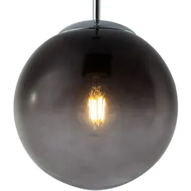 GLOBO Rauchglas 1-flg. 20 cm rund grau