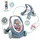 Smoby 3-in-1 Lauflernwagen mit Puppe