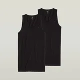 G-Star Base Tanktop 2-Pack - Schwarz - Herren - S