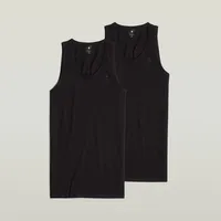 G-Star Base Tanktop 2-Pack - Schwarz - Herren - S