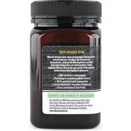 manuka vital Honig MGO 300+ | Original, zertifiziert und natürlich aus Neuseeland 500 g