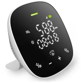 Nedis SmartLife Luftqualitätsmonitor mit Display, Luftgütesensor (WIFISA20CBK)