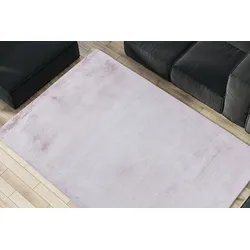 Kayoom Teppich »Raika 125«, rechteckig, 38 mm Höhe, Weiche Haptik, passend für jeden Wohnraum, aktuelle Farben Kayoom Rosa / Weiß B: 160 cm   1 St.