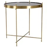 VCM ebuy24 Couchtisch, Gold, Holzwerkstoff, 48x48x48 cm, Wohnzimmer, Wohnzimmertische, Couchtische