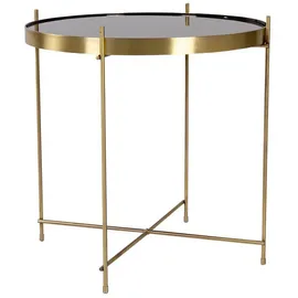 VCM ebuy24 Couchtisch, Gold, Holzwerkstoff, 48x48x48 cm, Wohnzimmer, Wohnzimmertische, Couchtische