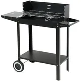 LUND Holzkohlegrill 48 x 26,5 cm schwarz