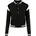 Ladies Inset Sweat Jacket Schwarz