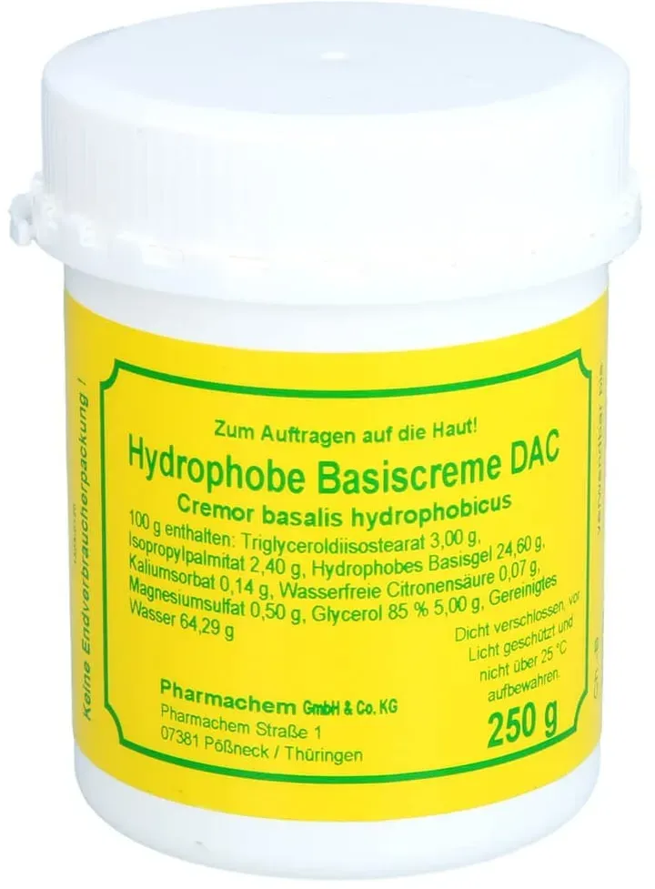 Hydrophobe Basiscreme Dac