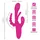 Sweet Smile Rabbitvibrator „Triple Vibe With Flicking Tongue“ mit Anal-Stimulator, pink