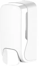 Semytop Desinfektionsmittelspender, weiß matt, 500 ml ST-88529 , Maße (L x B x H): 219 x 110 x 87 mm