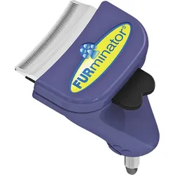 FURMINATOR FURflex, Fellpflegebürste für kleine Hunde, deShedding-Aufsatz zur Entfernung der Unterwolle, Größe S