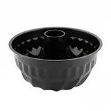 Testrut axentia Bundform schwarz, antihaftbeschichtete Kuchenform, Backform aus Carbonstahl Ø 22 cm