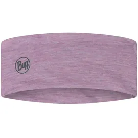 Buff Merino Lightweight Stirnband - - solid pansy