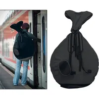 QU-AX Rucksack für Einrad 20" für Einrad, schwarz