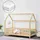 [en.casa] Kinderbett Sisimiut 70 x 140 cm Kiefer natur beige