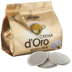 Dallmayr Crema d'Oro Kaffeepads 16 Pads