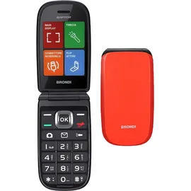Brondi Raptor 2.8' Dual Sim Rapid Keys (2.80", 1.30 Mpx), Tastenhandy, Schwarz, Orange