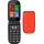 Brondi Raptor 2.8' Dual Sim Rapid Keys (2.80", 1.30 Mpx), Tastenhandy, Schwarz, Orange