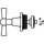 Kirchhoff Knebel-Oberteil Chrom, 3/4