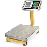 H HDWR Hardware for business Drahtlose Plattformwaage, 60 kg, 130 lb, Messgenauigkeit +/- 10 g, Eingebauter Akku, Klappbarer Ständer, Standby-Modus, Industrielle Plattformwaage, 3 LED-Anzeigen, Bodenwaage, HDWR wagPRO-P60