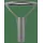 OPPLE LIGHTING LED Mastaufsatzleuchte Aluminium 56,5 cm E grau