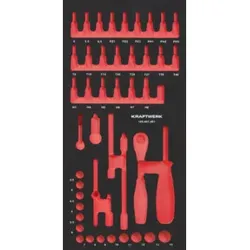 Kraftwerk Leere PRO LINE EVA Einlage für Art. 105.401.001, 20x40 cm