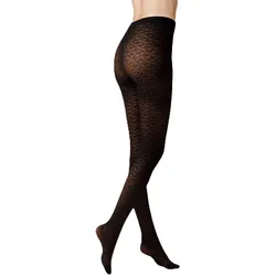 KUNERT Damen Strumpfhose Ornamental Citynight DEN 40 - schwarz - 40|42