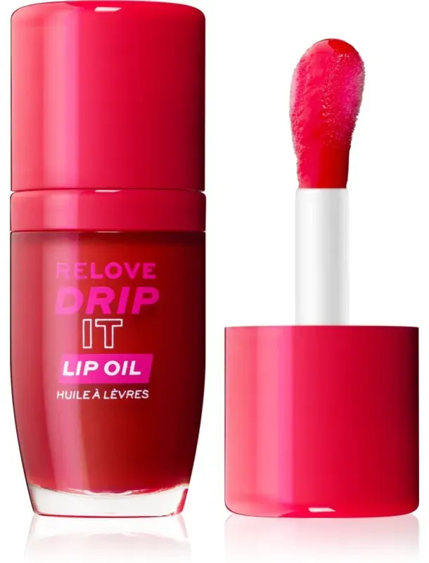 Revolution Relove Drip It Lippenöl Farbton Cherry 5.5 ml
