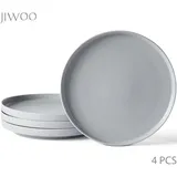 JIWOO Teller Ø27,7 cm grau 4er Set