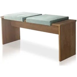 lycce Klemmkissen / mit 1 Leiste, Velourstoff blau,