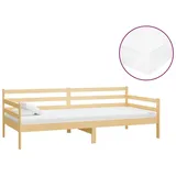 vidaXL Tagesbett mit Matratze 90x200 cm Kiefer Massivholz