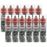 12x Presto Power Bremsenreiniger Teilereiniger Camping Motor Kupplung Vergaser, entfernt Öl Fett Bremsstaub, je 600ml + Bisomo-Sticker