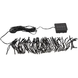 ideoon lights Lichterkette Solar 12,5m 100 LEDs spritzwassergeschützt IP44