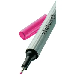 Pelikan 96, Pink, Fein, Pink, Silber, Rund, Metall, 0,4 mm