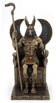 Signes Grimalt  Statuetten und Figuren Anubis-Ägyptischer Gott  in Gold, Einheitsgrösse