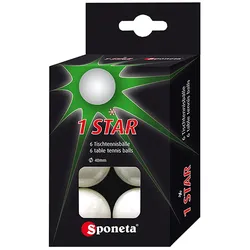 6er Pack Sponeta Tischtennisbälle * Qualität
